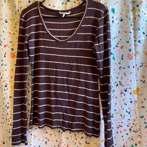 BKE striped long sleeve sweater